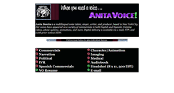 Desktop Screenshot of anitavoice.net